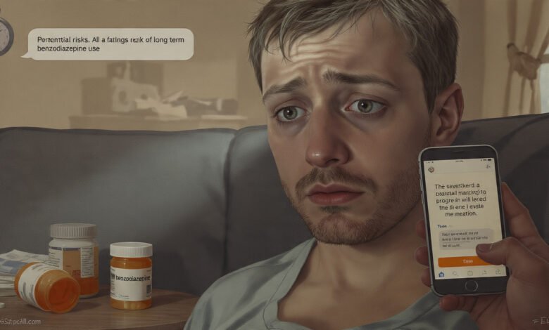 Dangers of long-term benzodiazepine use