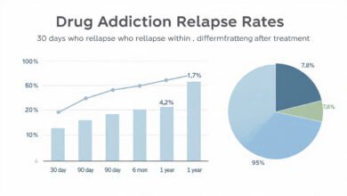 Drug addiction relapse rates