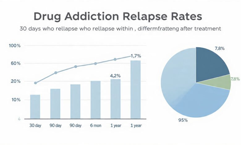 Drug addiction relapse rates
