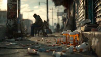 Prescription opioid addiction
