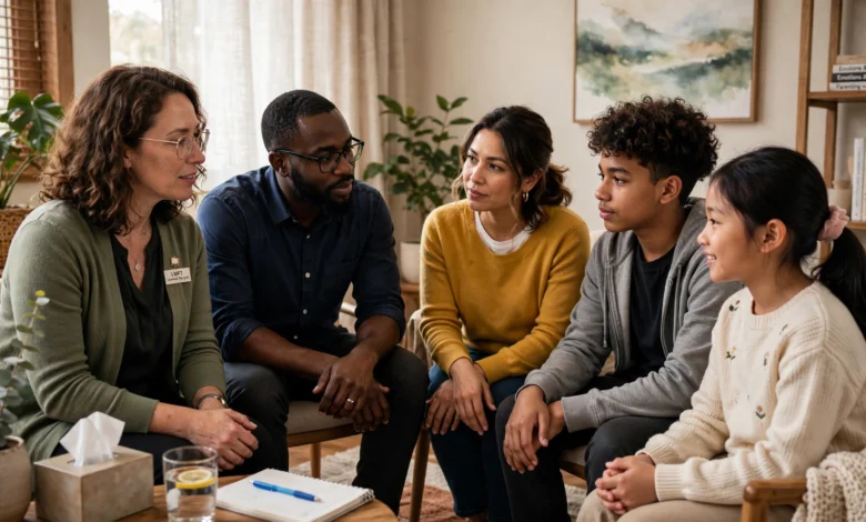 Family therapy in mental health treatment