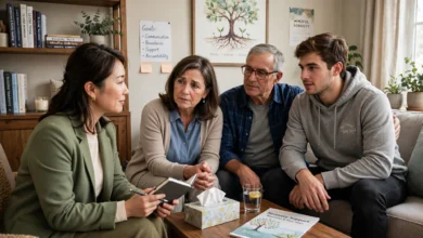 Family therapy during addiction recovery