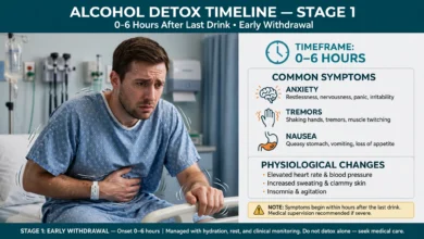 alcohol detox timeline