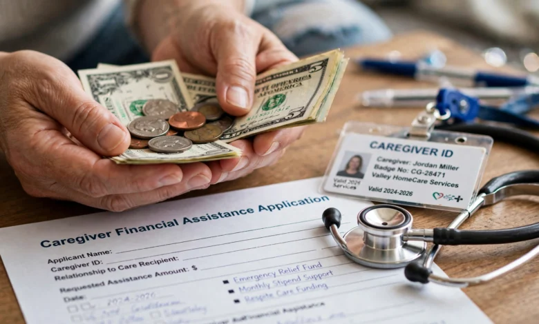 financial support for caregivers
