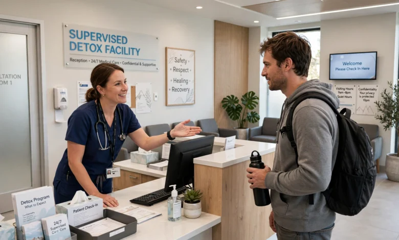 supervised detox facility