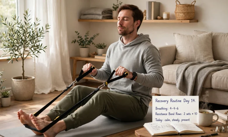 workout routine during rehabilitation